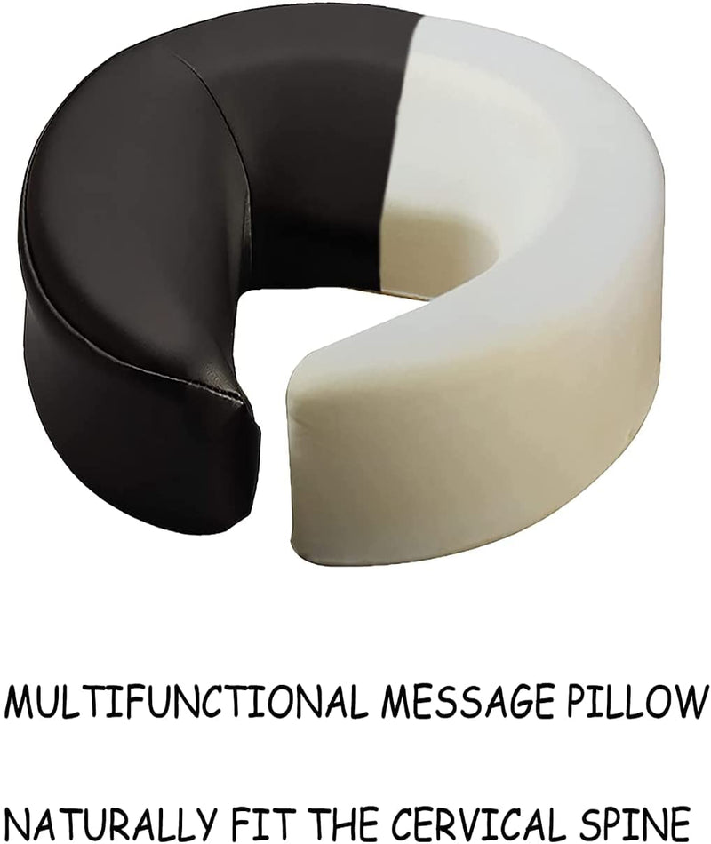 [Australia] - HOINCO Massage Headrest - Aluminum Adjustable U-Shaped Pillow for Bed & Face Cradle - Beauty Spa Equipment 