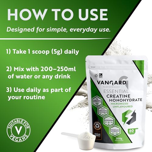 Vangard Creatine & Electrolytes Bundle - Micronised Creatine Monohydrate Powder with Electrolyte Hydration Drink for Strength, Performance, Recovery & Daily Hydration