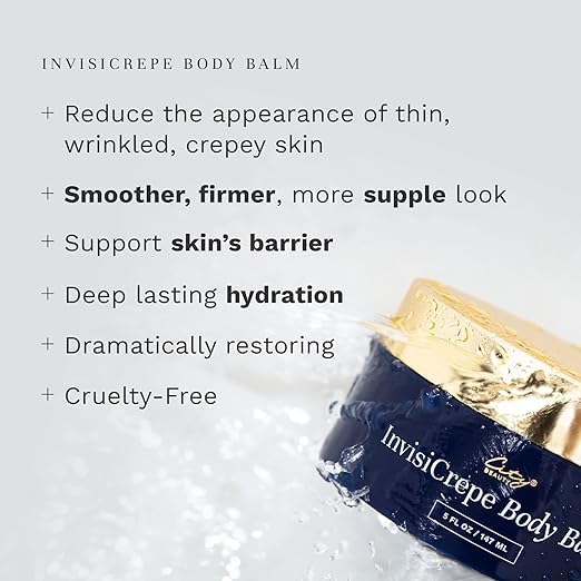 City Beauty InvisiCrepe Body Balm - Skin Firming & Tightening Lotion for a Smoother, Firmer Look | Anti-Aging Firming Body Cream 5 Fl Oz (Pack of 1)