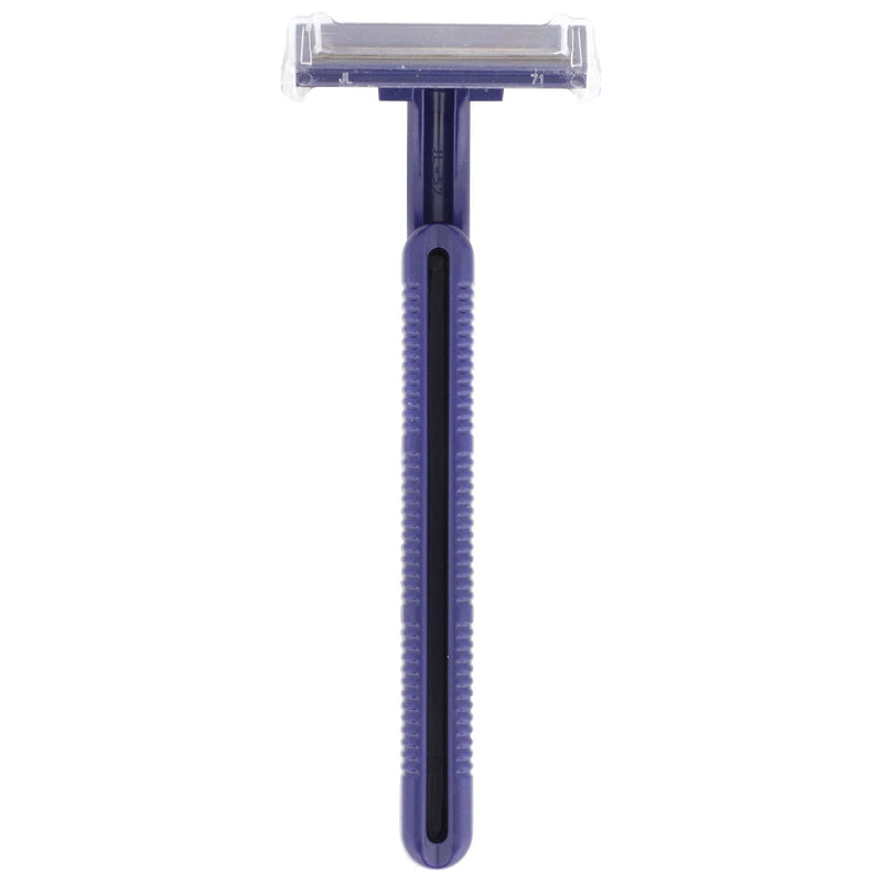 [Australia] - McKesson Disposable Razors [50 Count] – Twin Blade Bulk Shaving Razors for Men & Women, Stainless Steel, Blue, Single-Use for Medical Clinics, Tattoo, Travel, Camping & Salon Care 1 Count (Pack of 50) 