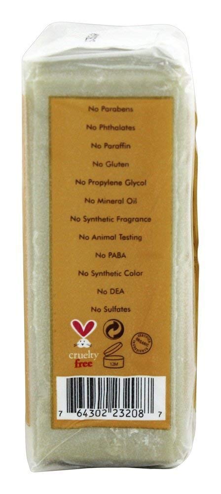 Shea Moisture Raw Butter Bar Soap, 8 Ounce, Pack of 2 Coconut & Frankincense & Myrrh 8 Ounce (Pack of 2)