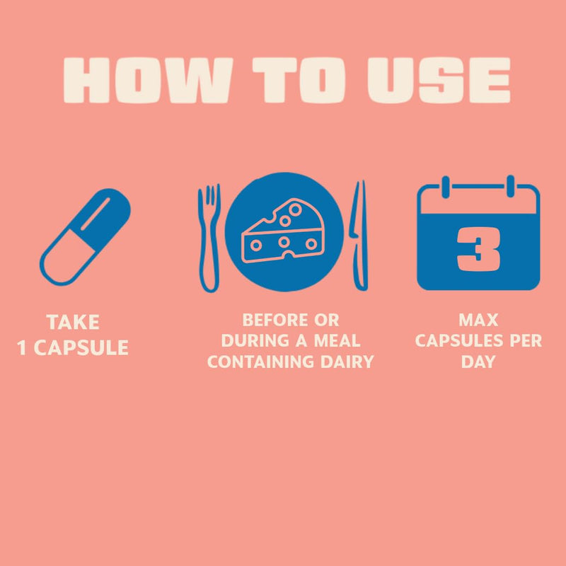 Dairy Digestive Enzyme Supplement | 10 Capsules