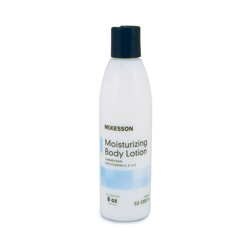 McKesson Moisturizing Body Lotion with Vitamins A, D, E, Summer Rain Scent, 8 oz, 1 Count 1 Ounce (Pack of 1)
