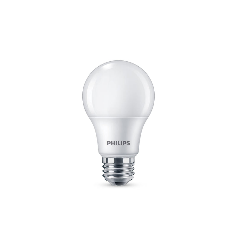 Philips A19 E26 (Medium) LED Bulb Daylight 40 Watt Equivalence, Soft White (2700k), 4 Count (Pack of 1)