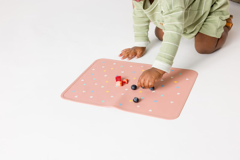[Australia] - Simple Modern Silicone Placemat for Baby, Toddlers, Kids | Non-Slip Baby Eating Table Food Mat for Restaurants and Dining Table | Piper Collection | Unicorn Fields Silicone Baby Placemat -Unicorn Fields 