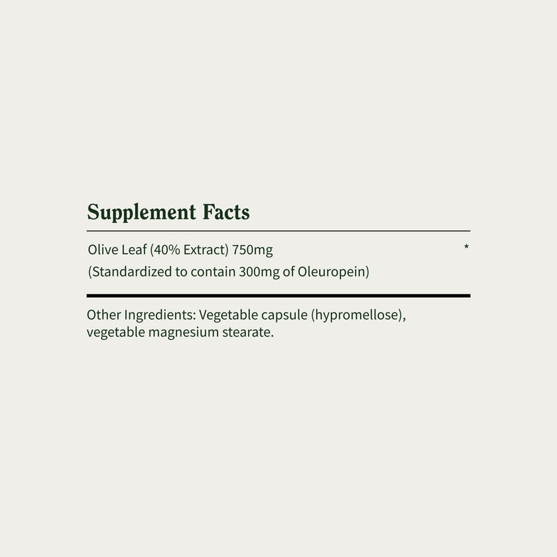 [Australia] - Snap Supplements Olive Leaf Extract Capsules - Super Strength 40% Oleuropein for Blood Flow Support, Improve Digestion, Antioxidant Boost Supplement, Improve Brain Function (60 Capsules) 