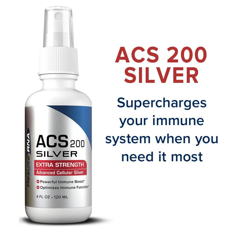 [Australia] - Results RNA - ACS 200 Silver Extra Strength Immune System Support – Advanced Cellular Colloidal Silver Supercharges Your Immune System. Recommended by Doctors Worldwide ( 4 oz ) Unflavored 4 Fl Oz (Pack of 1) 