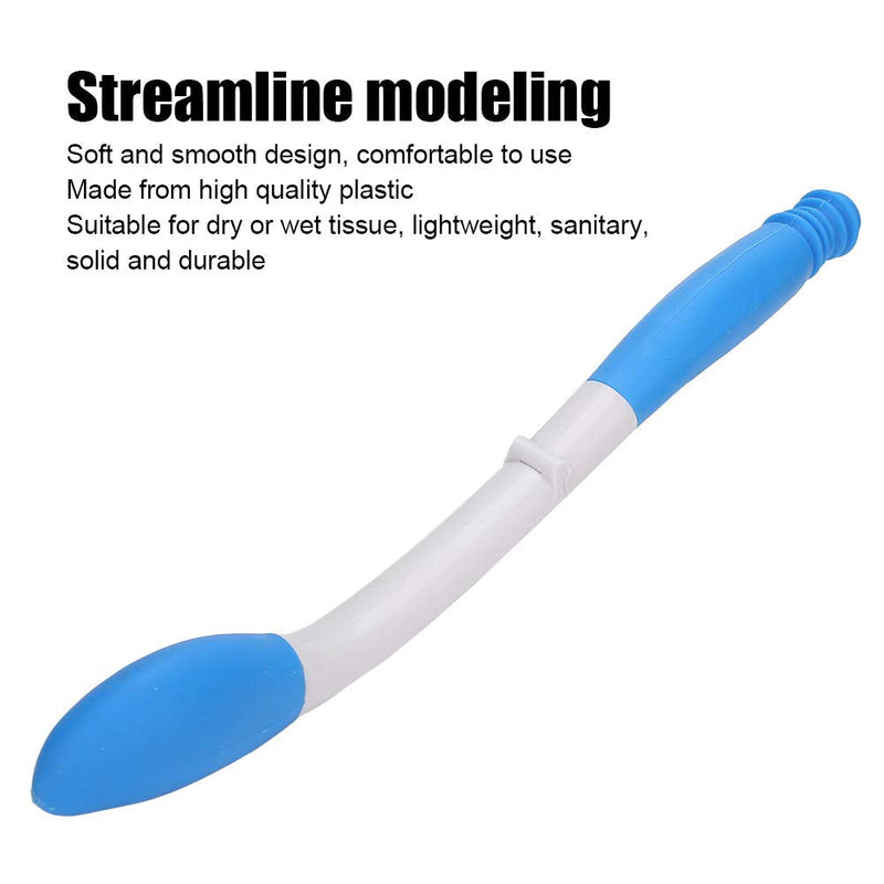 [Australia] - Toilet Aids Wiping Tools,15.7" Comfort Long Reach Bottom Toilet Tissue Wiping Aid With Foldable Handle For Dry Or Wet Tissue For Limited 