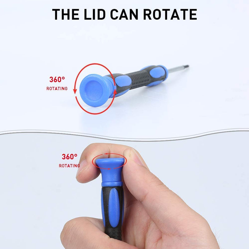 [Australia] - Glasses repair kit with 1000 small screws and 6 magnetic screwdrivers glasses repair set glasses repair tool set for glasses, sunglasses, watches, jewelry silver 