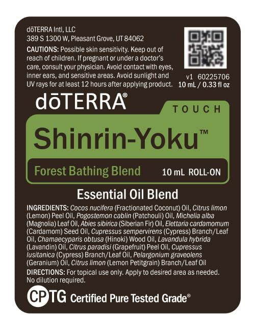 doTERRA Touch Shinrin-Yoku Forest Bathing Blend 10 mL Roll-On