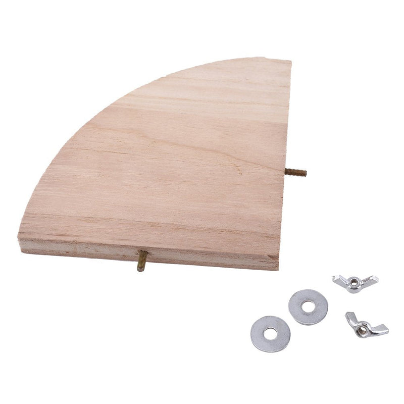 Fdit Bird Wooden Stand Fan Shaped Design for Parrot Cockatiel Parakeet - PawsPlanet Australia