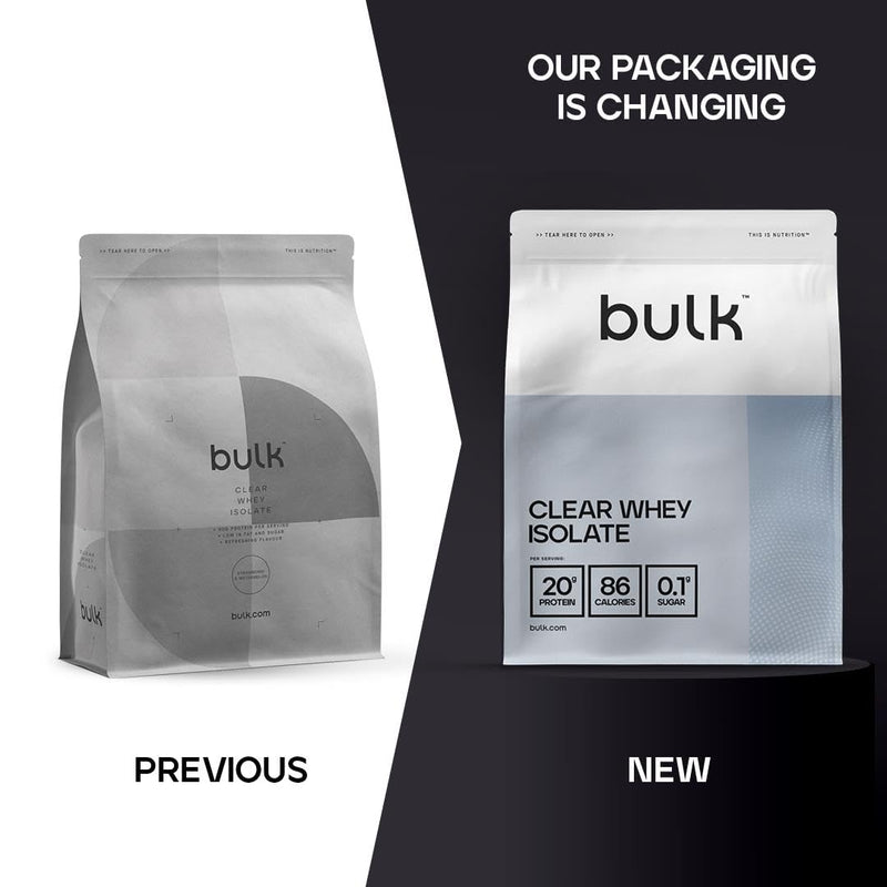 Bulk Clear Whey Isolate | Apple & Blackcurrant | 20g Protein per Serving | Low Sugar | Refreshing Fruity Flavours | 86 Calories | Fast Absorbing | Hydrating Protein Drink | 500g 500 g (Pack of 1)