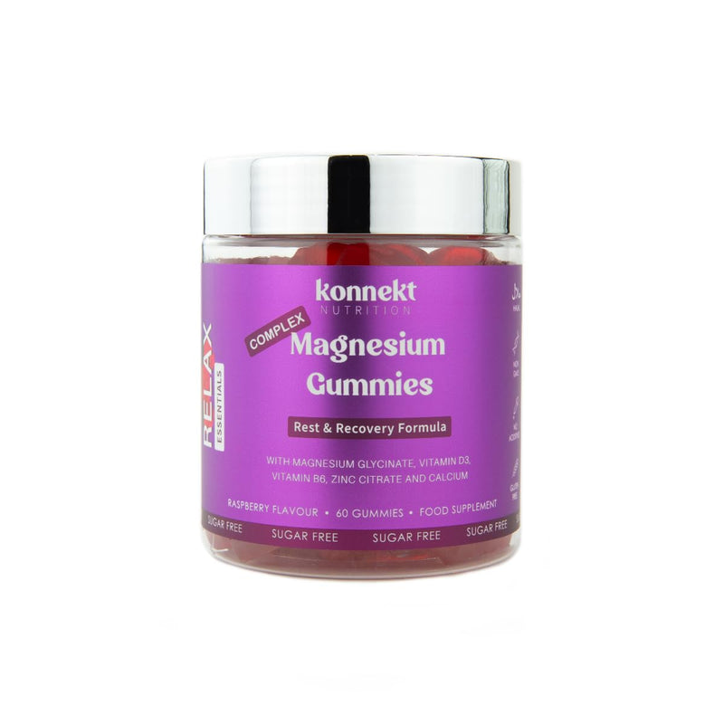 Magnesium Glycinate Gummies - High Strength 1600mg Magnesium with Vitamin B6, D3 & Zinc - 60 Vegan & Sugar-Free Gummies - 150mg Elemental Magneisum for Sleep, Energy, Muscles & Bone Support