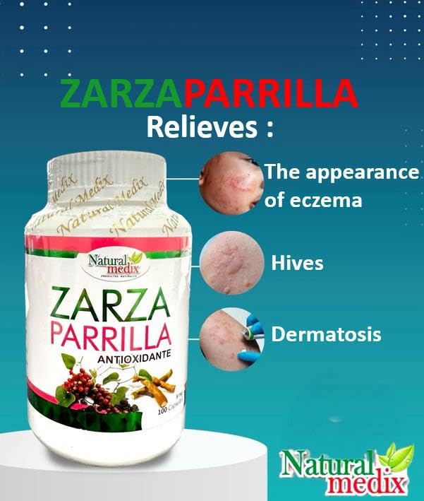[Australia] - Zarzaparrilla Premium Natural Detox Supplement Herbal Blend from Peru ‚Äì 100 Capsules ‚Äì Supports Vitality & Internal Balance ‚Äì for Men & Women 