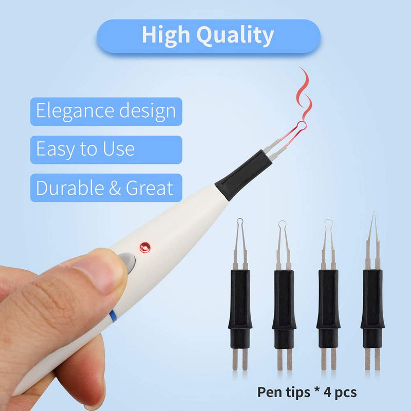 [Australia] - Gutta Percha Point Cutter with 4 Tips, Dental Tooth Gum Endo Obturation System with Heated Pen, Dentist Breaker Cutter Tools 