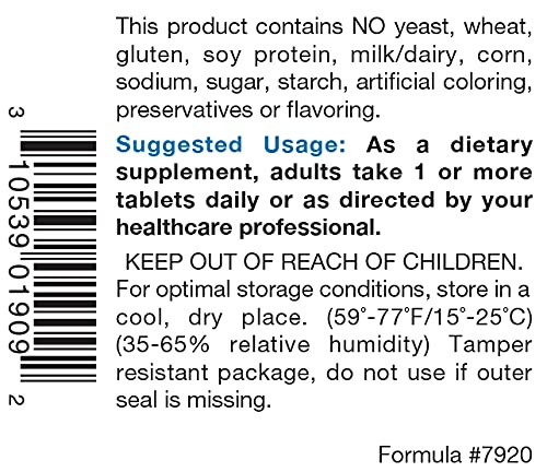 Douglas Laboratories Natural C 1000 mg., 100 Tablets | Supports Skin, Blood Vessels, Tendons, Joints, Cartilage, Bone, and Circulatory System*, Dietary Supplement, Non-GMO 100 Count (Pack of 1)