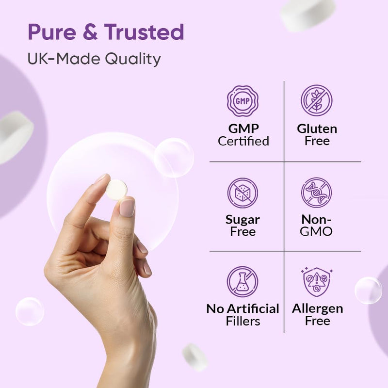 Ambrosial Women’s Multivitamin Tablets – 20+ Essential Vitamins, Minerals & Botanicals – Grape Seed, Green Tea, Ginkgo & Ginseng – Daily Energy, Balance, Vitality & Wellness – 120 Tablets (4 Months)