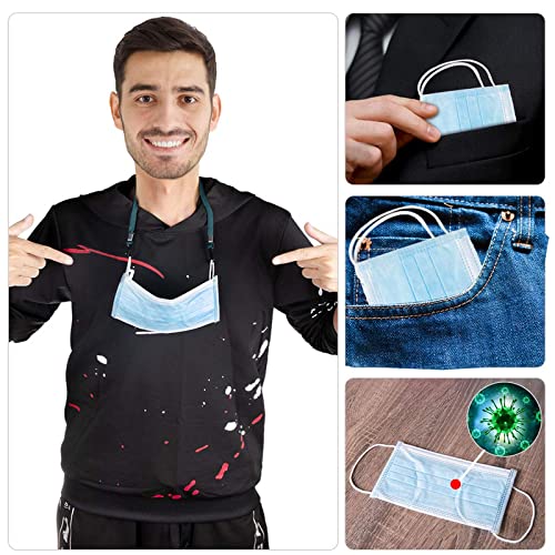 [Australia] - 10 Pack - Mask Lanyard，Ear Pressure Relief Comfort，Adjustable Length，Suitable for Adult Kids mask Lanyard，Mask Holder Mixed Colors 