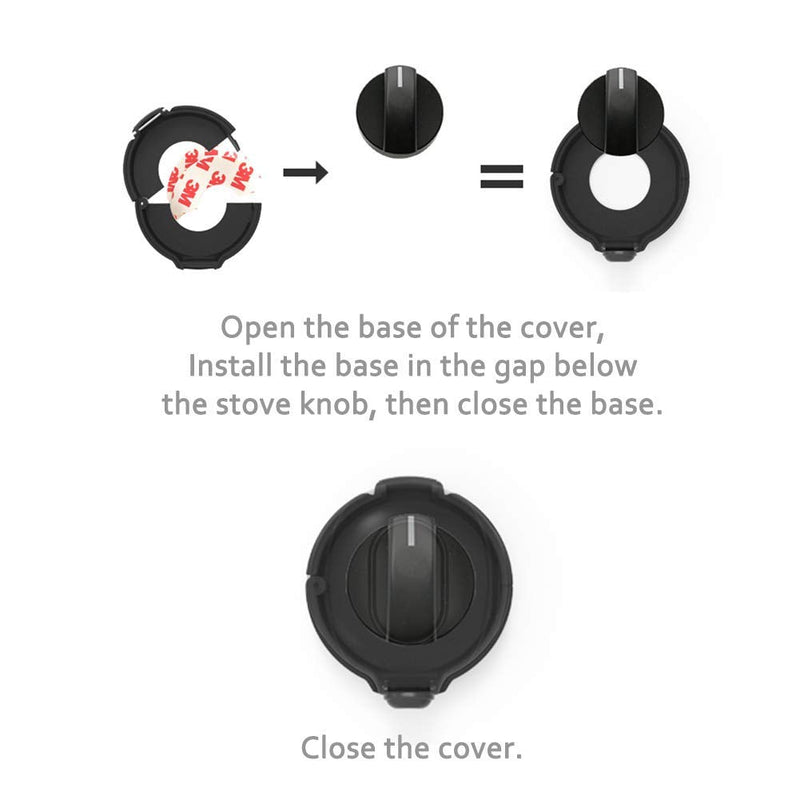 [Australia] - Kitchen Stove Knob Covers, Baby Safety Gas Stove Knob Covers, Protection Locks for Child Proofing - 5 Pack 