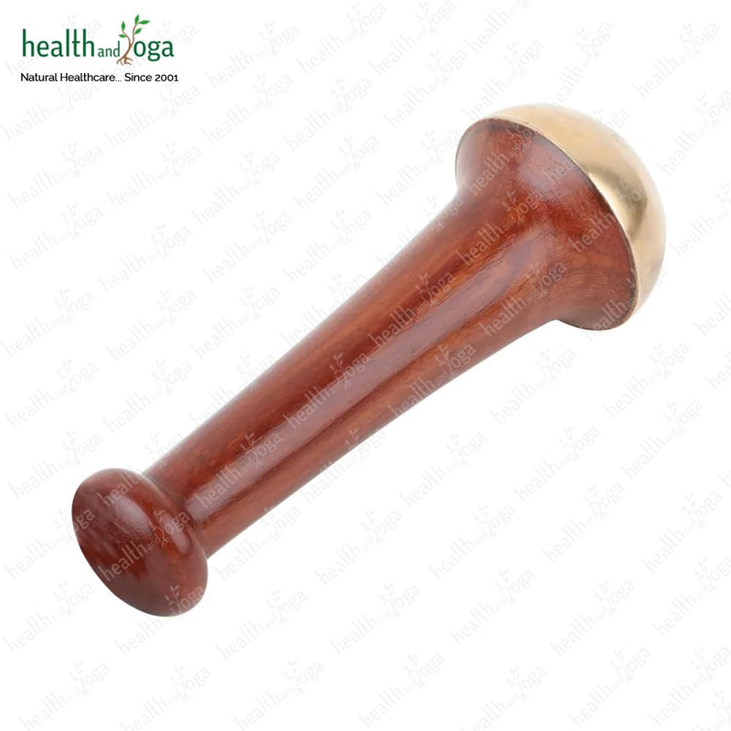 [Australia] - HealthAndYoga™ BronzEase Kansa Foot Massager - Kansa Wand Ayurveda Benefits of Bronze - Massage Wand to Restore Luster Through Detoxification (Stick - Smooth) BronzEase (Stick - Smooth) 