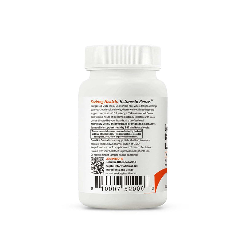 Active B12 with L-5-MTHF, Cherry - 60 lozenges