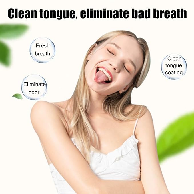 [Australia] - Tongue Cleaner, Tongue Scraper, Tongue Cleanser, Tongue Scraper, Tongue Scraper Cleaner, Helps Fight Bad Breath, Tongue Scrapers (Purple&Blue&Orange) Purple&Blue&Orange 