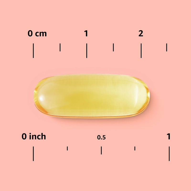 [Australia] - Amazon Elements Super Omega-3, EPA & DHA Omega-3 fatty acids (1280 mg per Serving, 2 Softgels), Natural Lemon Flavor, 120 Count (Packaging may vary) 