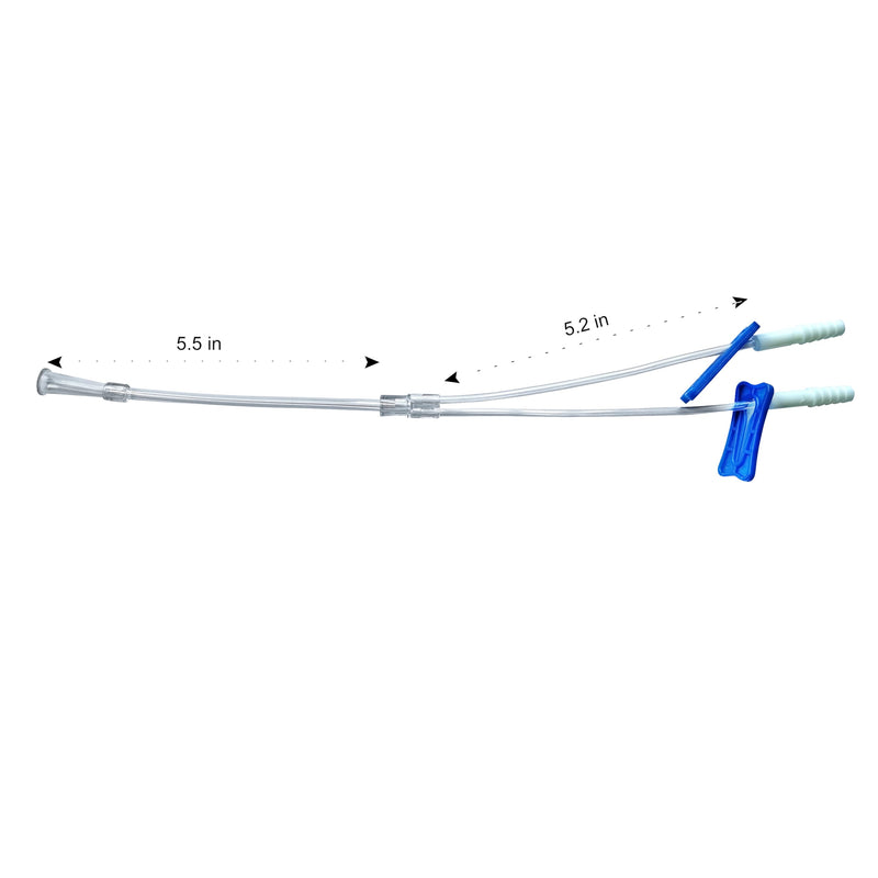 [Australia] - 10 Pcs Tee Oxygen Tubes Splitter, 3 Ways Oxygen Tubing with Valve, Comes with Male/Female Connector 