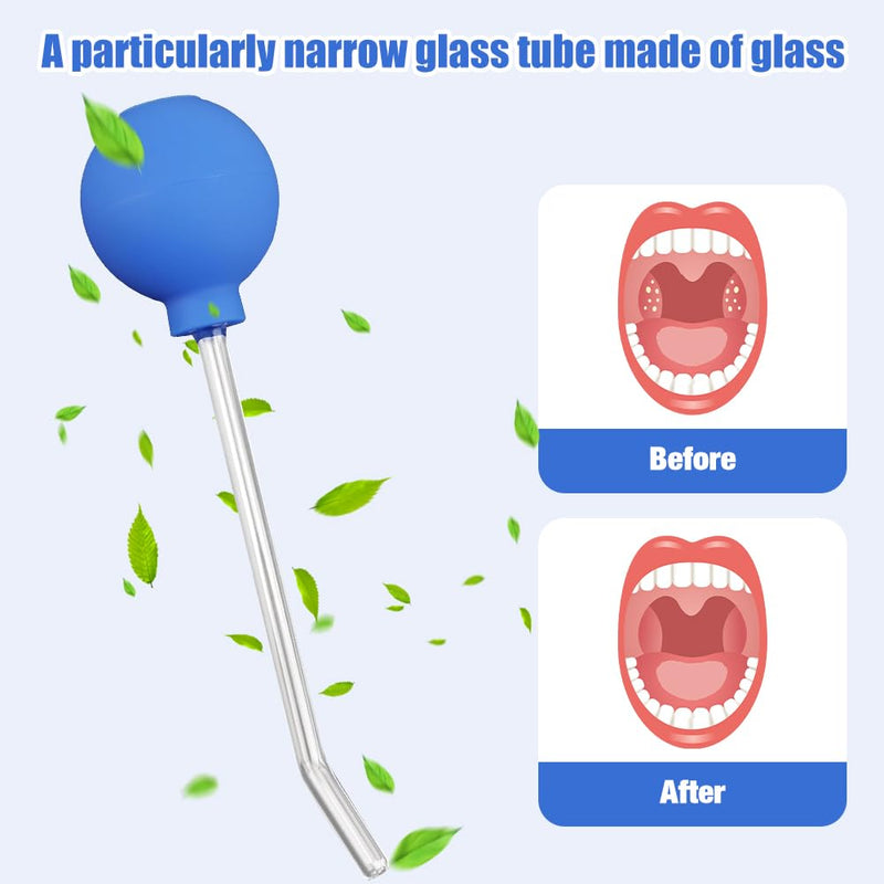 [Australia] - Riisoyu Tonsil Stone Removal Tool, Tonsilclin Tonsil Stone Cupping Glass with Suction Pipette Cupping Head Dental Mirror Tonsil Stone Remover for Bad Breath Oral Care Fresh Breath 