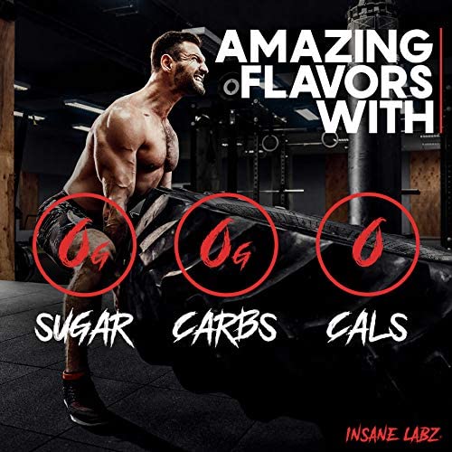 [Australia] - Insane Labz Psychotic, High Stimulant Pre Workout Powder, Extreme Lasting Energy, Focus and Endurance with Beta Alanine, Creatine Monohydrate DMAE, 35 Srvgs (Watermelon) Watermelon 13 Ounce (Pack of 1) 