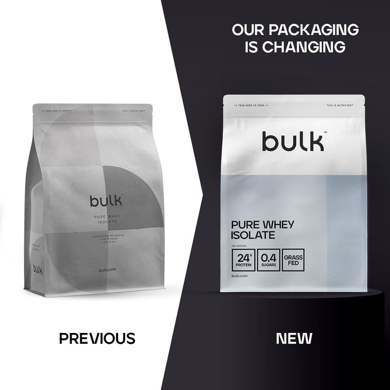 Bulk Pure Whey Isolate 90 | Chocolate Malted Honeycomb | 25g Protein per Serving | Ultra-Filtered | Low Sugar | Low Fat | Fast Absorption | Supports Muscle Maintenance | 500g | High Protein Shake