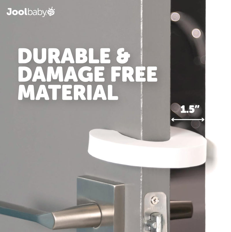 [Australia] - Jool Baby Door Pinch Guards (6 Pack) ‚Äì Slam Preventer ‚Äì Babyproof Doors to Avoid Pinched Fingers & Door Slamming, Keep Pets from Getting Locked in 