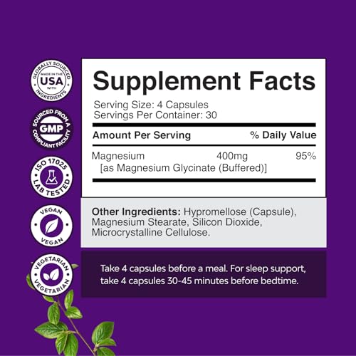 Bundle of PMS Support Supplement for Women – Hormone Balance & Menstrual Discomfort with DIM Chasteberry and Pure Magnesium Glycinate Supplement 400mg Per Serving for Mood Sleep and Relaxation Support