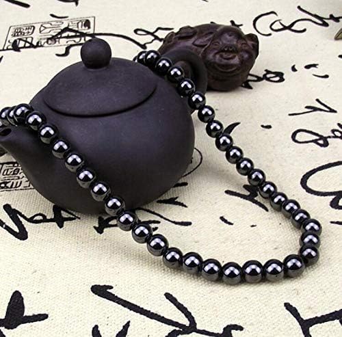 [Australia] - Dr Kao Magnetic Therapy Hematite Necklace, Support The Immune System, Magnetic Anklets, Relieve Stress and Frustration, Health Gifts for Family 