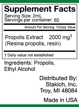 [Australia] - Stakich Propolis Extract (4 Ounce 75%) 