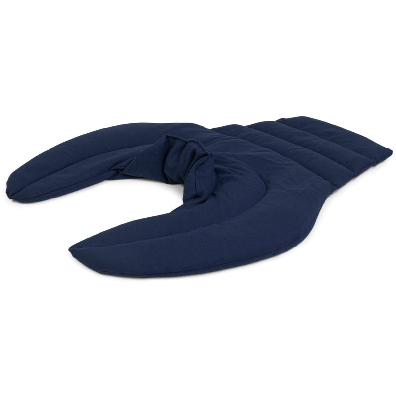 [Australia] - Cervical neck pillow - neck + shoulders + back - dark blue - linseed pillow - neck pillow heat pillow - easy to use cold and as a heat neck pillow linseed 