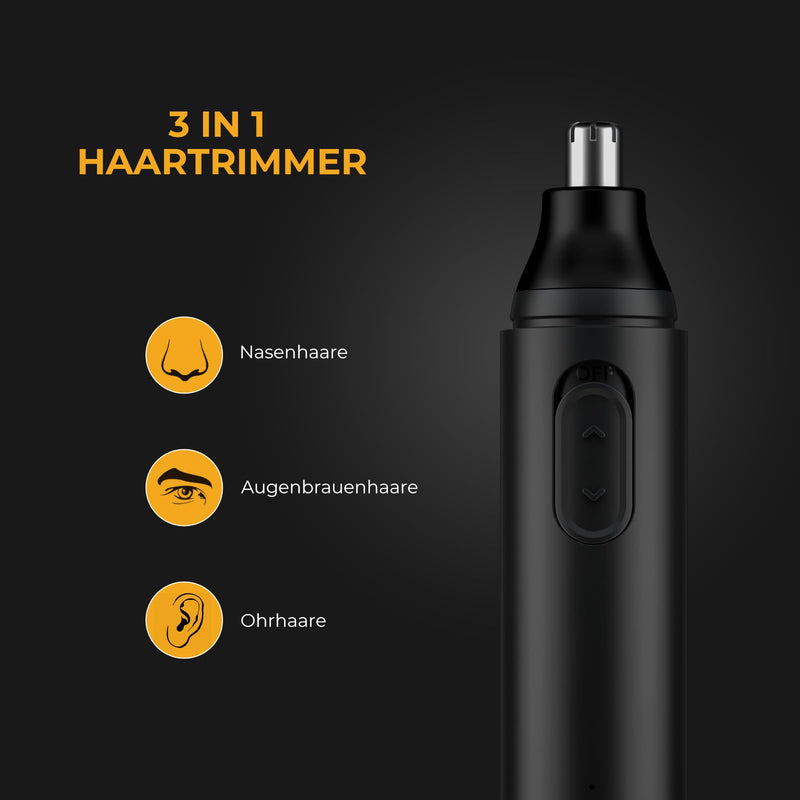 [Australia] - Nose Hair Trimmer-2023 Upgraded USB Rechargeable Nose Hair Trimmer Ear Hair Trimmer for Men and Women, IPX7 Waterproof Dual Blade Professional Painless Nose and Facial Hair Trimmer GE-3202 