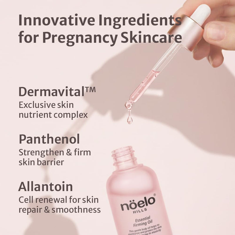 [Australia] - Pregnancy-Safe Toning Belly Firming Oil for Pregnancy & Postpartum Skin Tightening - K-Beauty Non-Greasy Formula with Dermavital Complex - Clean & Vegan - 1.69 fl oz 