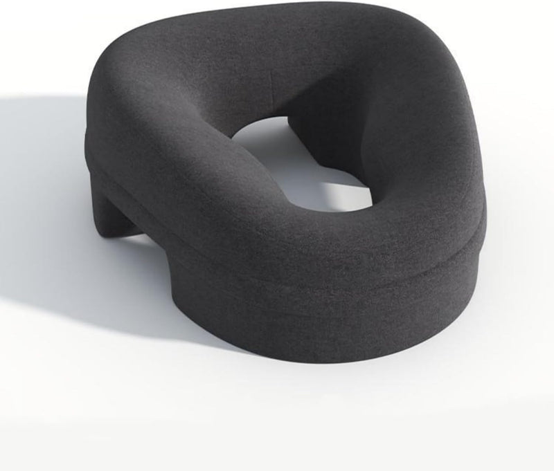[Australia] - Face Down Pillows Massage Pillow for Bed Headrest Prone Down Sleeping Adjustable Memory Foam Stomach - Face Down Pillow After Eye Surgery (Dark Grey) Dark Grey 