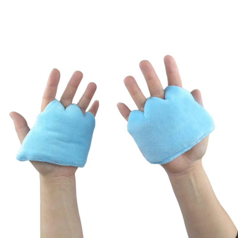 rainbowstar 1 Pair Palm Protector with Finger Separators for Contracture Prevention Pad Comfortable Hand Cushion