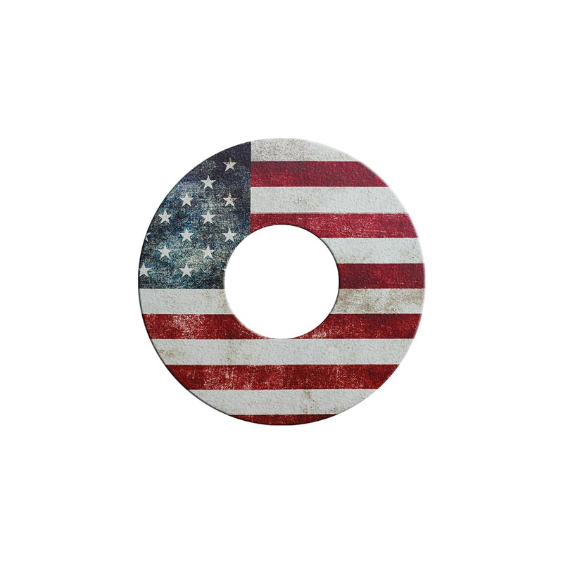 [Australia] - 4th July - Adhesive Patch for Libre 2 Sensor, Watertight, Freestyle Libre Transmitter, Peel Resistant, Hypoallergenic, Freestyle Libre 2 sensors Independence Day Pack of 5(Freestyle Libre) 