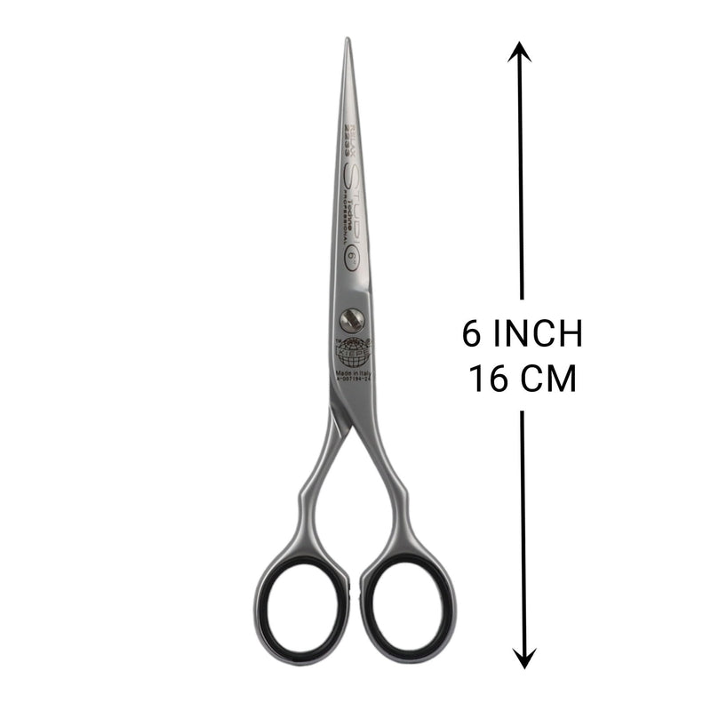 [Australia] - Kiepe 2233 Studio Techno Professional hairdressing scissors with Relax Ergonomic Design, micro-serrated blades, wide precision blades made of carbon-chromo stainless steel, 6 inches 6'' 