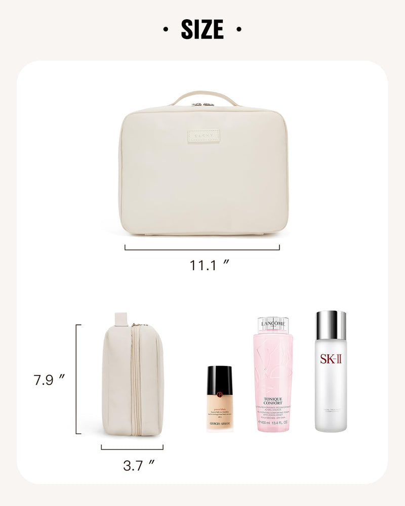 EACHY Travel Makeup Bag & Toiletry Bag