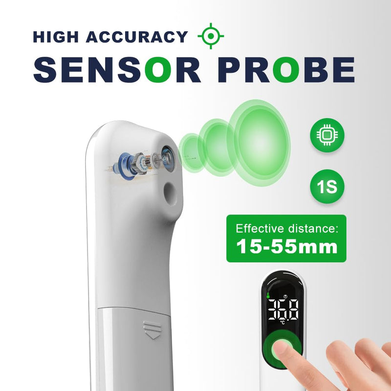 [Australia] - Rechargeable Non-Contact Forehead Thermometer for Adults and Kids, Medical Digital Touchless with Fast Reading 