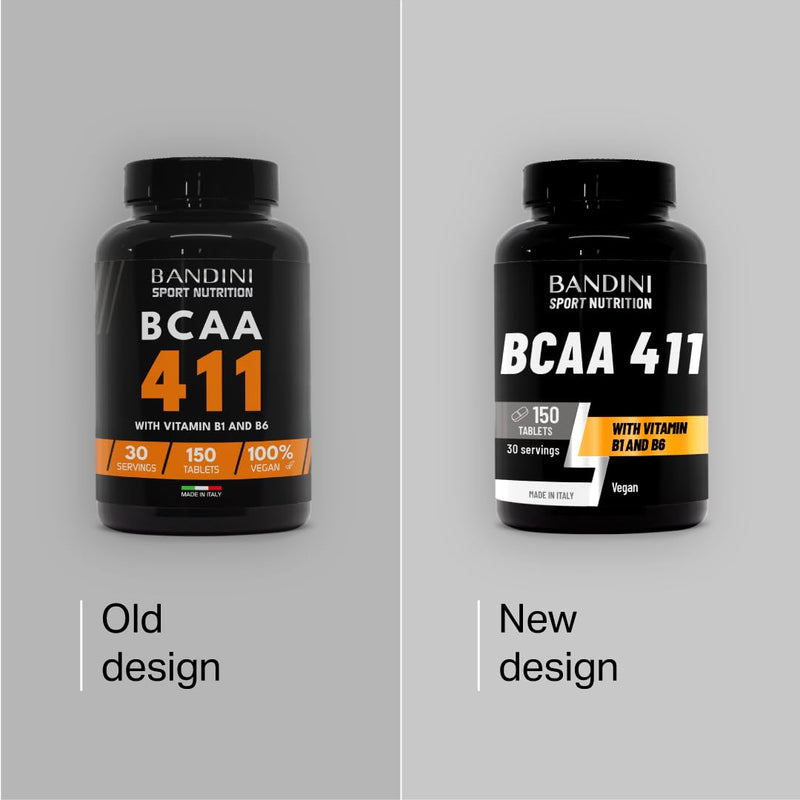 Bandini® BCAA 4:1:1 150 Tablets - Branched Chain Amino Acids BCAA 4.1.1 - Leucine, Isoleucine, Valine with Vitamin B1 & B6-100% Vegan, No GMO - Food Supplement for Pre & Post Workout Muscle Recovery 150 count (Pack of 1)