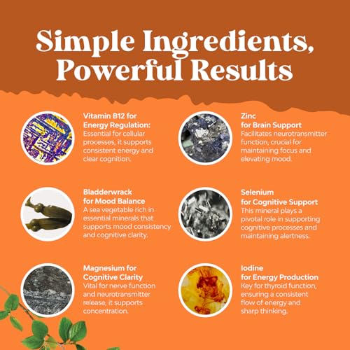Bundle of Herbal Adrenal and Thyroid Support Complex - Mood Enhancer Energy Supplement for Thyroid Health and Extra Strength Saw Palmetto for Women for Stronger Thicker Healthier Looking Hair