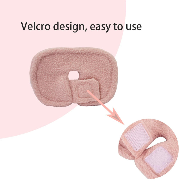 [Australia] - 3 Pack Trach Pads, Reusable Trach Tube Covers, Tracheostomy Dressing Pads Tracheostomy Tube Holder Pad, Tracheostomy Trach Tube Supplies, Trach Pads for Adaptive Surgical Tracheostomy Pad(Pink) Pink 