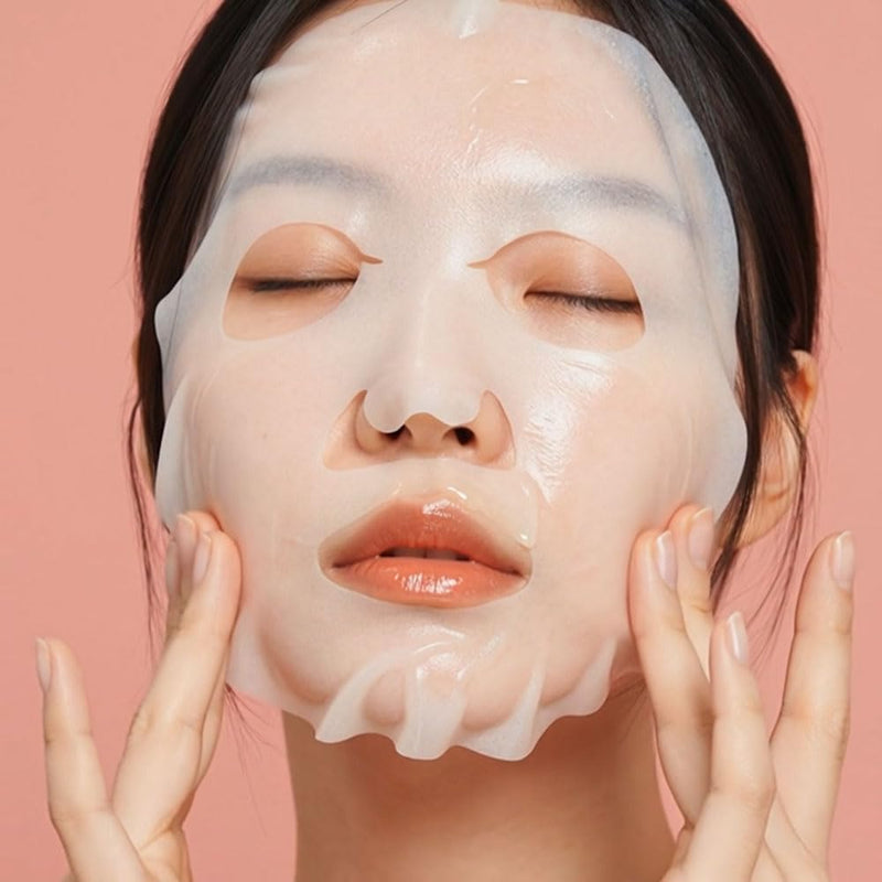 Korean Face Mask Skin Care - Green Tangerine (5pcs) - Roll Facial Mask Pack Deep Hydrating Hydrogel Mask for Women, Men, Kids - Vitamin C Moisturizing Overnight Collagen
