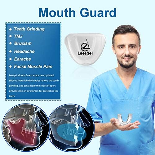 [Australia] - Leesgel Kids Mouth Guard for Grinding Teeth, Teeth Grinding Mouth Guard for Sleep, Kids Moldable Custom Night Bite Guards, Clenching, Bruxism, Sport Athletic, Whitening Tray (4 Pack) 
