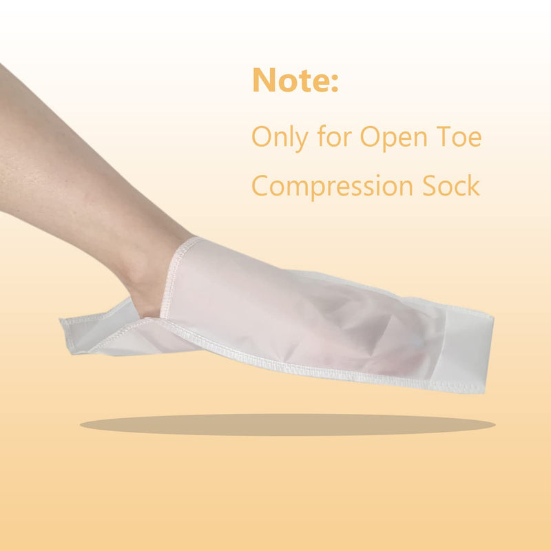 [Australia] - Open Toe Compression Sock Aid for Easy Slide - Slip Stocking Applicator to Help Assist Put On for Elderly, Disabled, Pregnant, 10 Pcs 5 Pair (Pack of 5) 